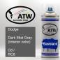 Preview: Dodge, Dark Mist Gray (Interior color), C8 / RC8: 400ml Sprühdose, von ATW Autoteile West.